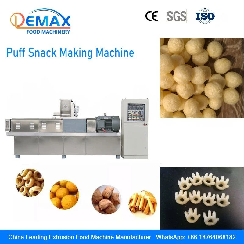 Puff snack making process machine